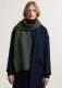 Simone scarf in regenerated wool - Green