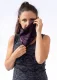 Altramoda merino wool sports neckwarmer - Purple melange