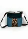 Fairtrade recycled leather Maggie bag - Pattern 1