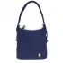Hemp shoulderbag backpack - Navy Blue