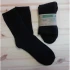 Short socks in organic cotton terry - Black