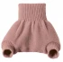 Panties diaper cover in knitted wool Disana - Old rose