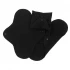 Woman sanitary pads in organic cotton - Regular set of 3 - Black