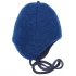 Popolini organic wool fleece INKA beanie - Light blue