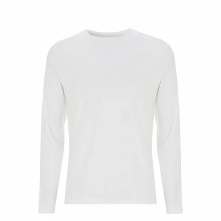 Shirt long sleeve basic unisex in organic cotton_46532