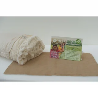 Organic cotton cradle pillow 30x20cm_49381