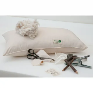 Organic cotton cot pillow 40x60cm_49386