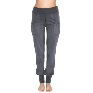 Yoga trousers with pockets in organic cotton_54070