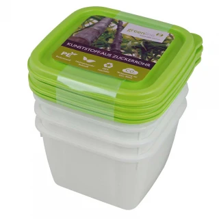 Food containers set 4 pcs 500 ml Gies Greenline_55956