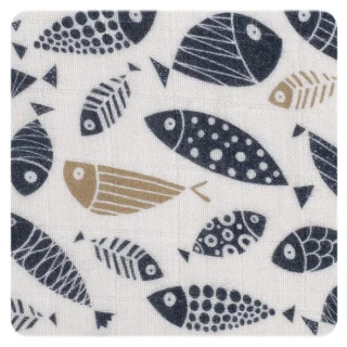 Swaddle in organic cotton Fishes_89736