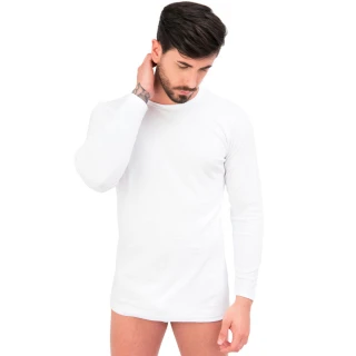 Men's underwear long sleeve shirt in interlock cotton_57338