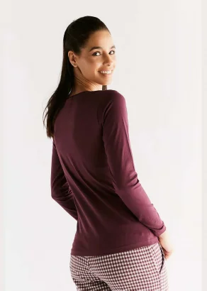 Long sleeve woman shirt Albero Natur in organic cotton_109794