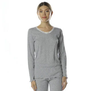 Pajamas Grey in natural cotton_59872