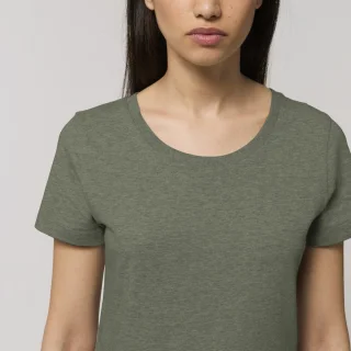 T-shirt woman Expresser Melange in organic cotton_61907