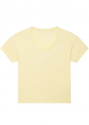 Scoop neck women's t-shirt in organic cotton_100947