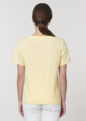 Scoop neck women's t-shirt in organic cotton_100954