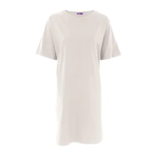 Basic short-sleeved organic cotton nightgown_62498