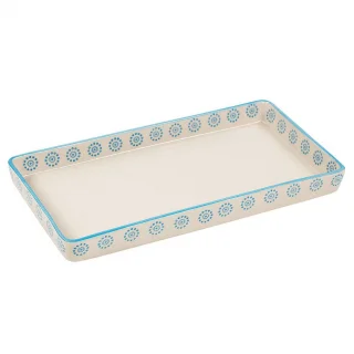 OLLO tray in hand-painted glazed ceramic_62943
