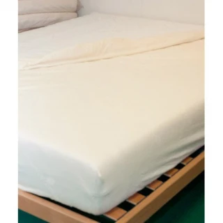 Double mattress cover in organic cotton 160x200cm_64876
