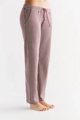 Women pajama trousers in organic cotton_92722