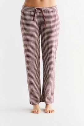 Women pajama trousers in organic cotton_92725