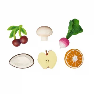 FRUITS & VEGGIES COCONUT teether in natural rubber_66701