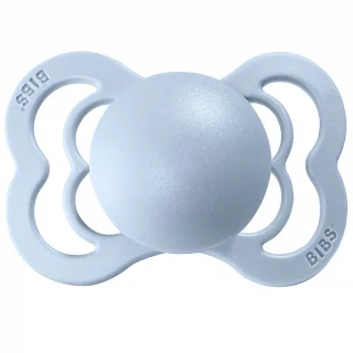 BIBS Supreme Pacifiers 2 pcs Gray and Light Blue_69349