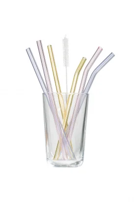 Borosilicate glass straws set of 6 pieces_71364