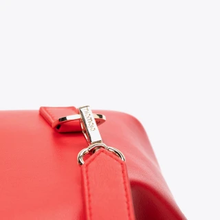 Prima Linea Giorgia bucket bag in red Vegan apple leather_72211