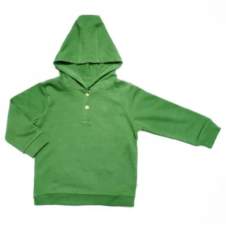 Hooded sweatshirt for children in 100% organic cotton_72630