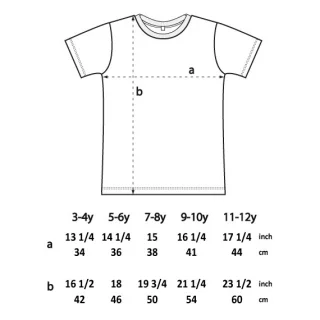 Junior unisex basic t-shirt in organic cotton - TIE DYE_74898