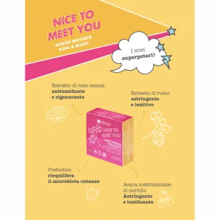 Concentrated face and hand scrub mousse - Nice to meet you_74997