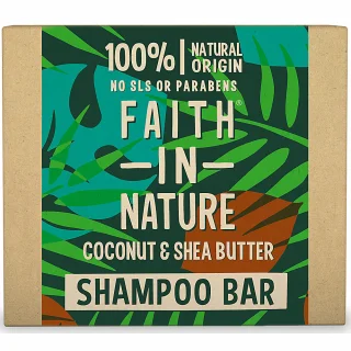 Vegan solid shampoo Coconut & Shea Butter plastic free_75124