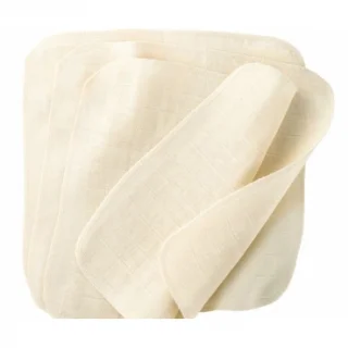 Disana Hygiene wipes in organic cotton muslin 5 pcs of 25x25cm_76231