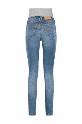 Sustainable Jeans for Pregnancy super skinny stone wash_77990
