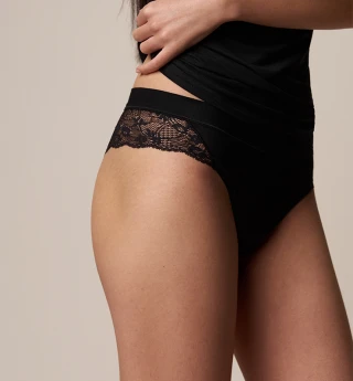 Modal® woman brazilian brief with lace_88106
