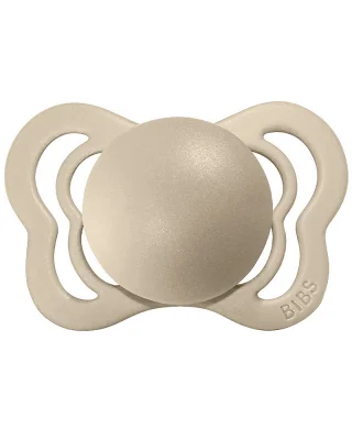 BIBS COUTURE Vanilla and Olive pacifiers with anatomical rubber teat_79301