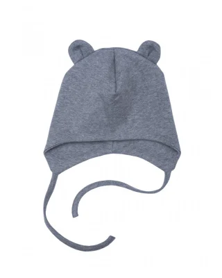 ORGANIC COTTON HAT WITH TEDDY EARS_80645
