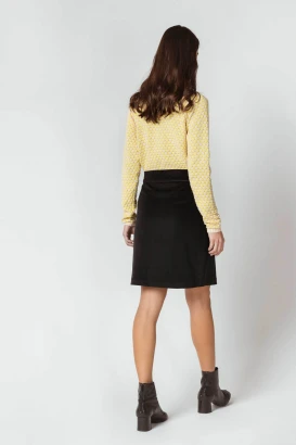 BASA women's skirt in organic cotton corduroy_82581