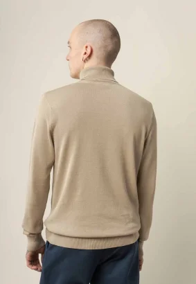 Kanja turtleneck sweater for men in Fairtrade Organic Cotton_82945