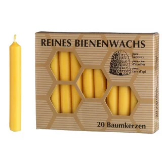 20 pcs candles in pure beeswax gift box_83522