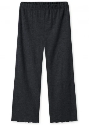 BLUSBAR wide trousers for women in pure merino wool_85113
