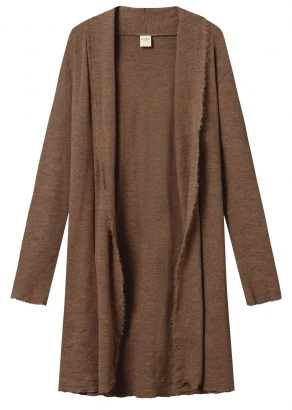 BLUSBAR Long Cardigan for women in pure merino wool_85318