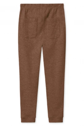 OWN Trousers for women in pure wool outside and cotton on the skin_85385