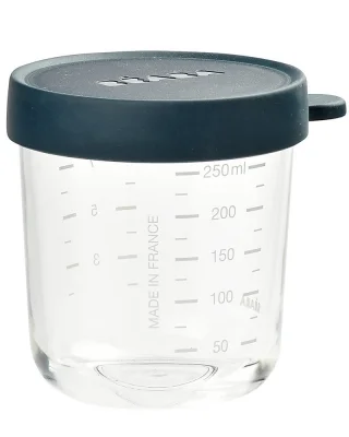 Graduated Glass Container with Hermetic Cap 150 ml for baby food_88307