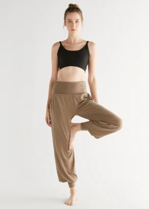 Pantaloni Yoga True North Mink in Tencel Lyocell_91328