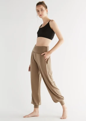 Pantaloni Yoga True North Mink in Tencel Lyocell_91330