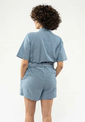 Sanela Chambray women's jumpsuit in Organic Cotton_89907
