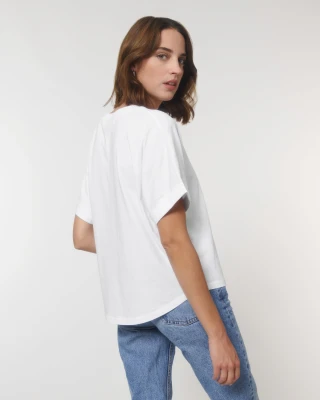 T-shirt donna Oversize Collider in cotone biologico_90715