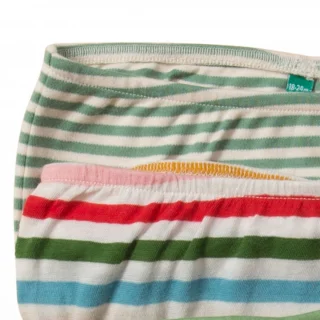Girls' panties 3 pcs Rainbow and stripes pure organic cotton_92599
